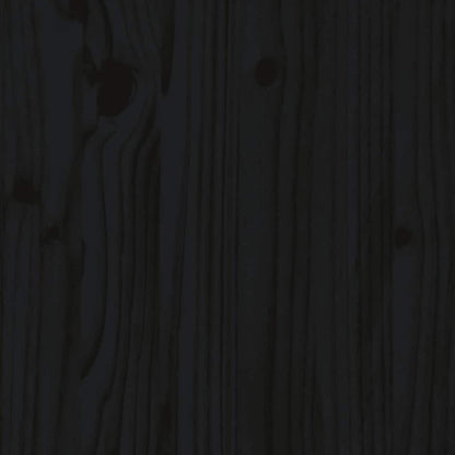 Giroletto Nero 135x190 cm Double in legno Massello
