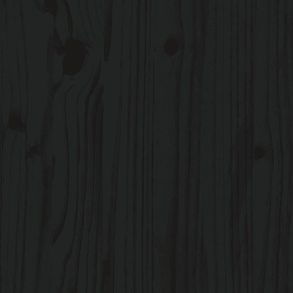 Giroletto Nero 140x190 cm in Legno Massello