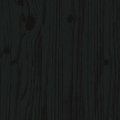Giroletto Nero 140x190 cm in Legno Massello