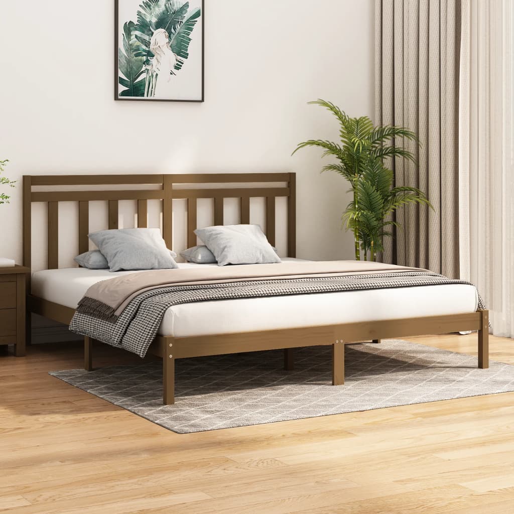 Giroletto senza Materasso Ambra 200x200 Legno Massello