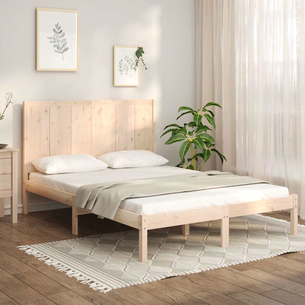 Giroletto senza Materasso 120x200 cm in Legno Massello di Pino