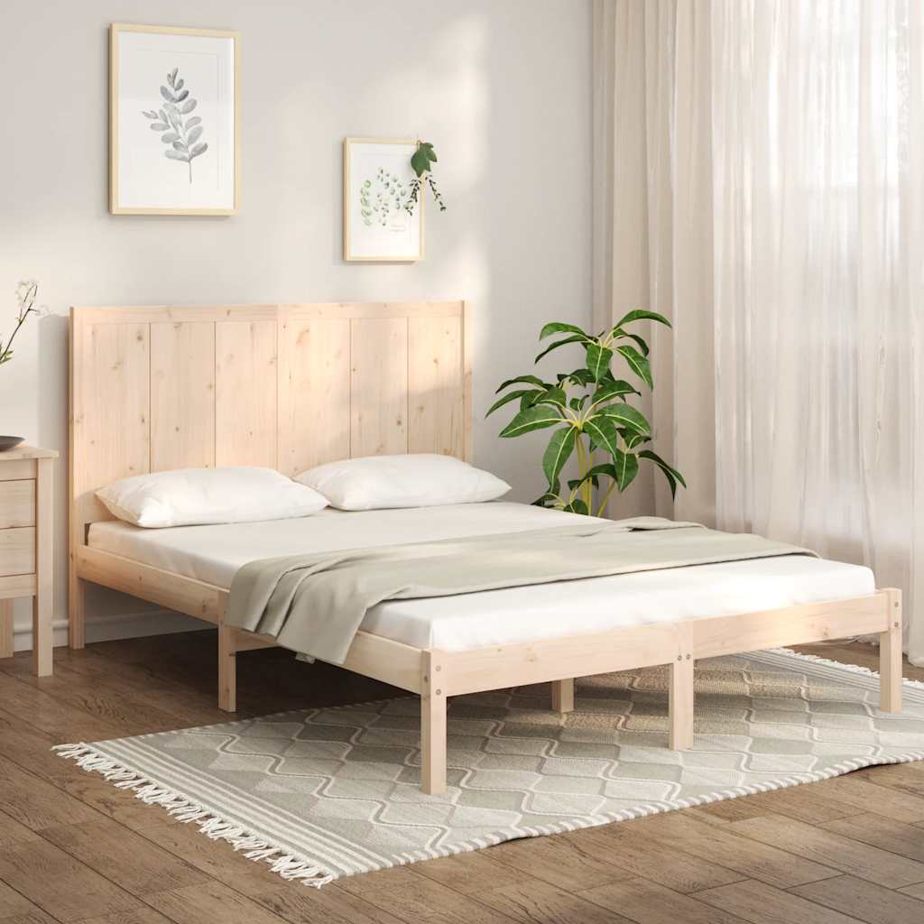 Giroletto senza Materasso 150x200 cm in Legno Massello di Pino