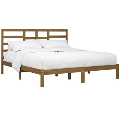 Giroletto senza Materaso Ambra in Legno Massello 200x200 cm