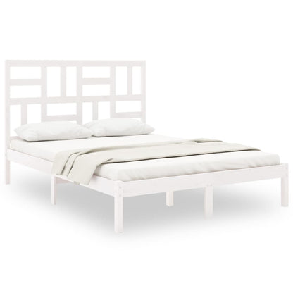 Giroletto Bianco in Legno Massello 140x190 cm