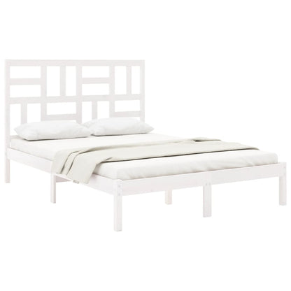 Giroletto Bianco in Legno Massello 140x190 cm