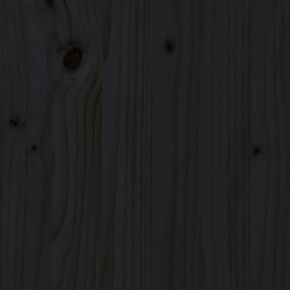 Giroletto Nero in Legno Massello 100x200 cm