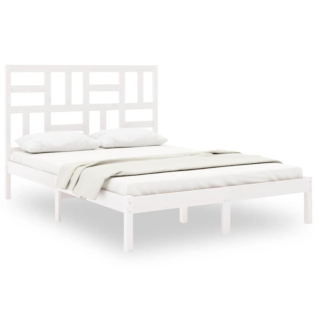 Giroletto Bianco in Legno Massello 140x200 cm