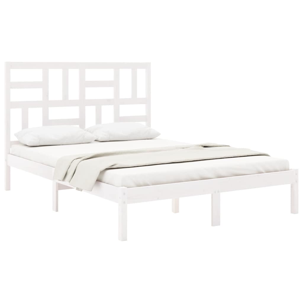 Giroletto Bianco in Legno Massello 140x200 cm