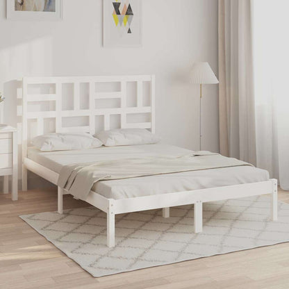 Giroletto Bianco in Legno Massello 140x200 cm