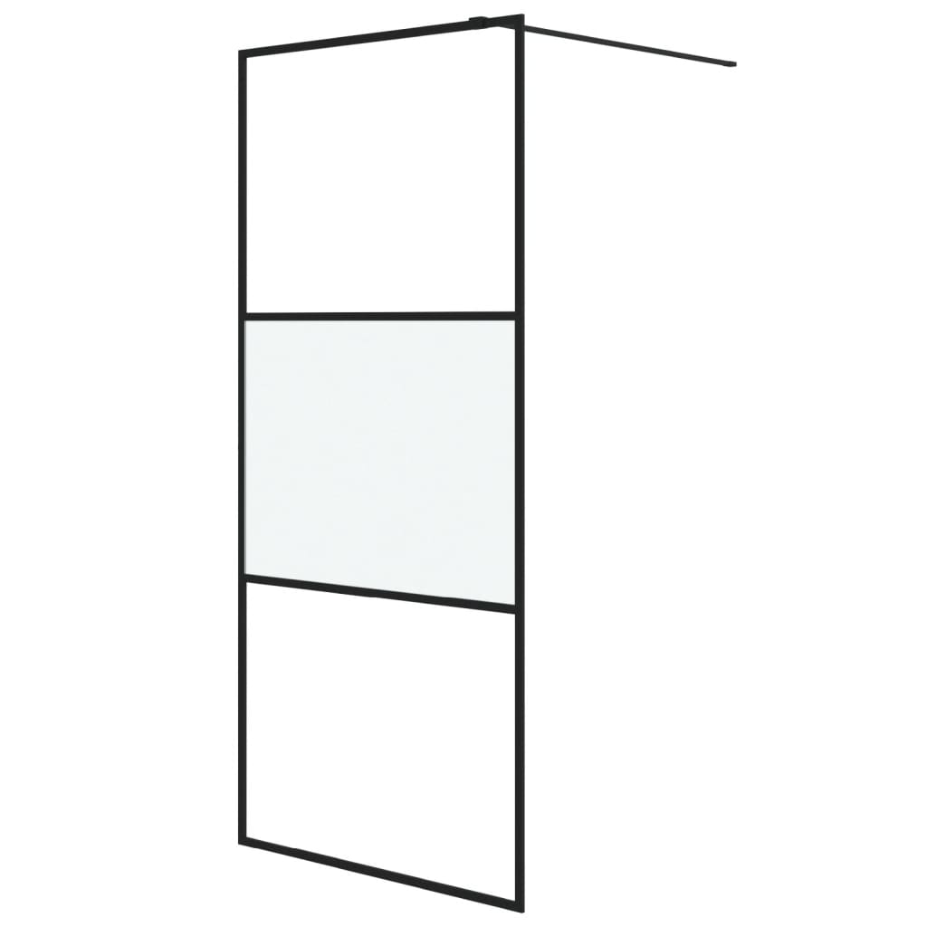 Parete Doccia Walk in 90x195 cm Vetro Semi Smerigliato ESG