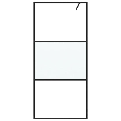 Parete Doccia Walk in 90x195 cm Vetro Semi Smerigliato ESG