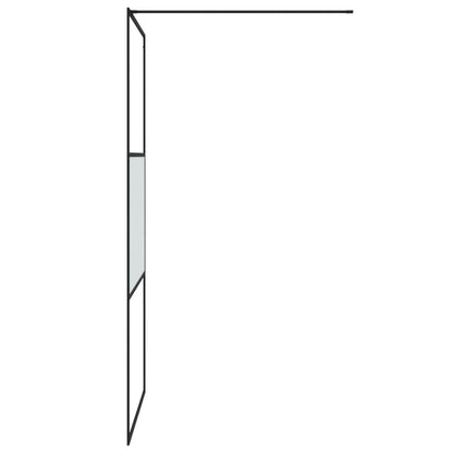 Parete Doccia Walk in 100x195 cm Vetro Semi Smerigliato ESG