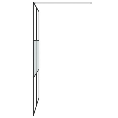 Parete Doccia Walk in 140x195 cm Vetro Semi Smerigliato ESG