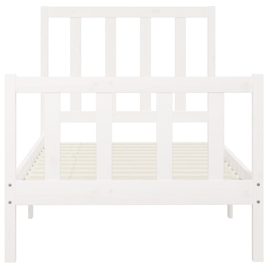 Giroletto Bianco in Legno Massello 100x200 cm