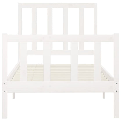 Giroletto Bianco in Legno Massello 100x200 cm
