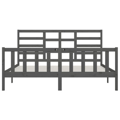 Giroletto Grigio in Legno Massello di Pino 200x200 cm