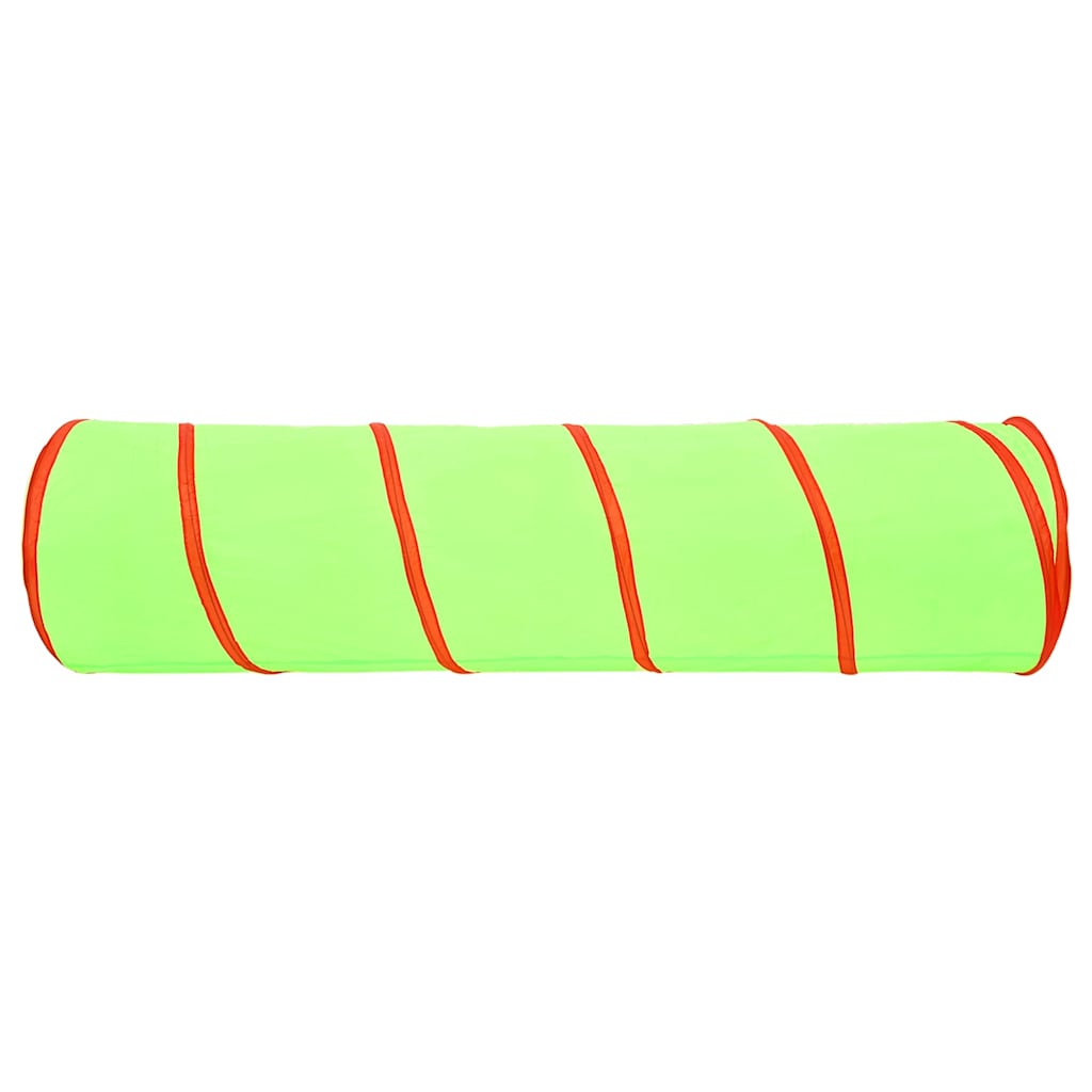 Tunnel da Gioco per Bambini 250 Palline Verde 175 cm Poliestere