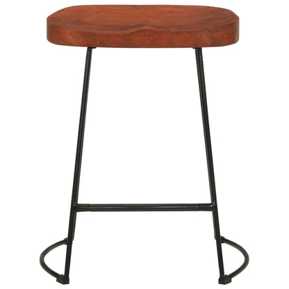 Sgabelli da Bar Gavin 2 pz 45x38x53 cm Legno Massello di Mango