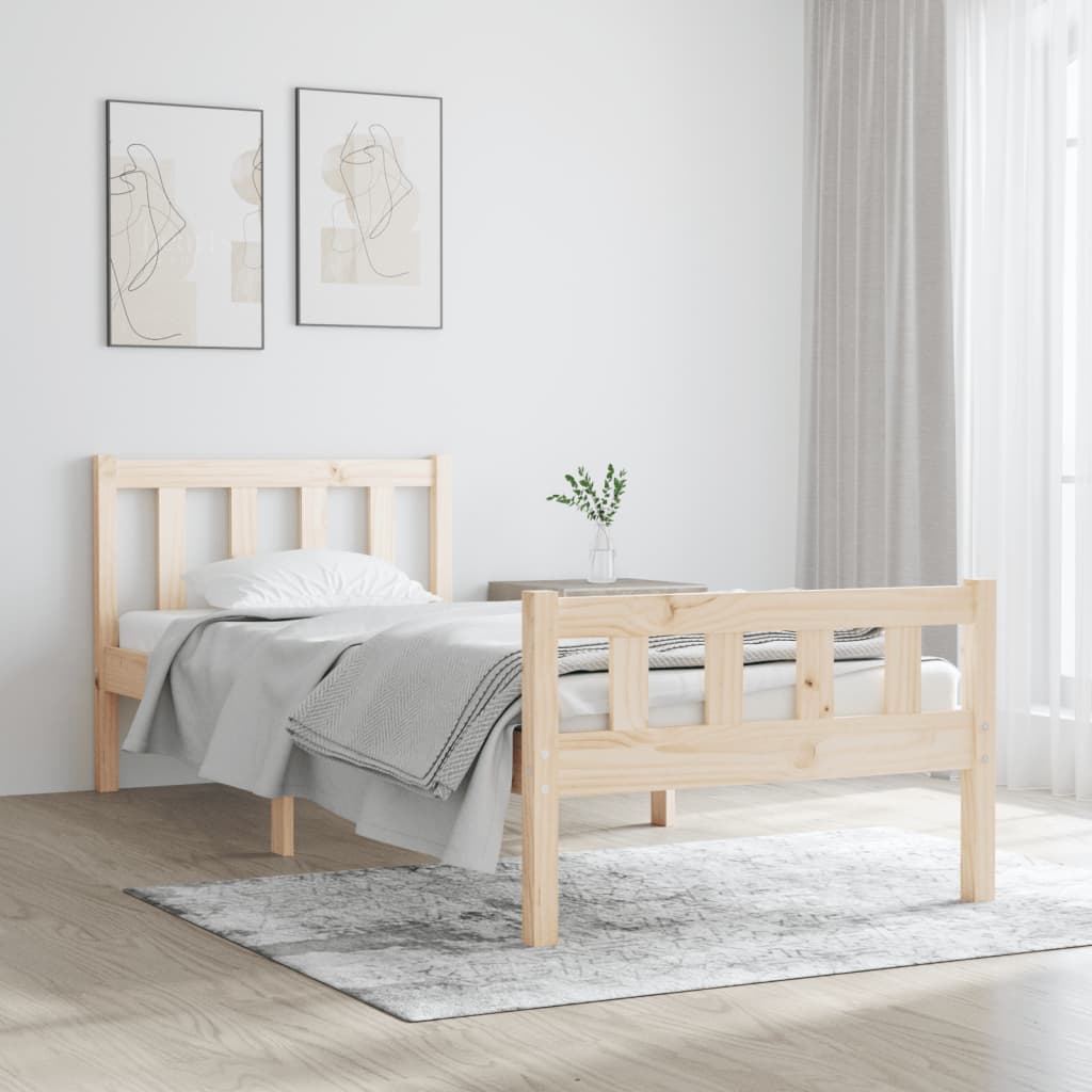 Giroletto in Legno Massello 90x190 cm Single