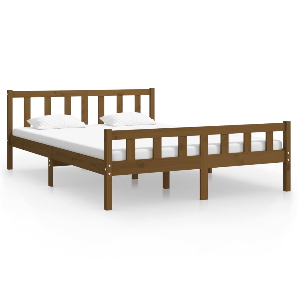 Giroletto senza Materasso Ambra in Legno Massello King Size
