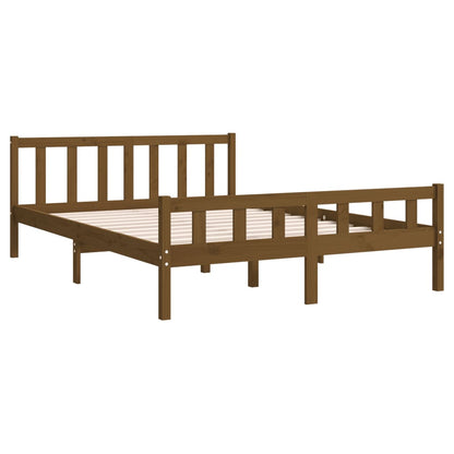 Giroletto senza Materasso Ambra in Legno Massello King Size