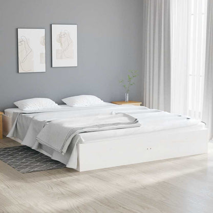 Giroletto Bianco in Legno Massello 120x190 cm Small Double