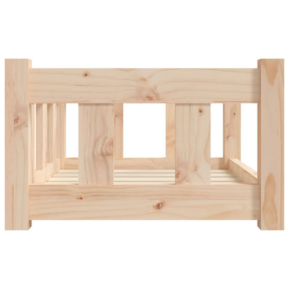 Cuccia per Cani 55,5x45,5x28 cm in Legno Massello di Pino