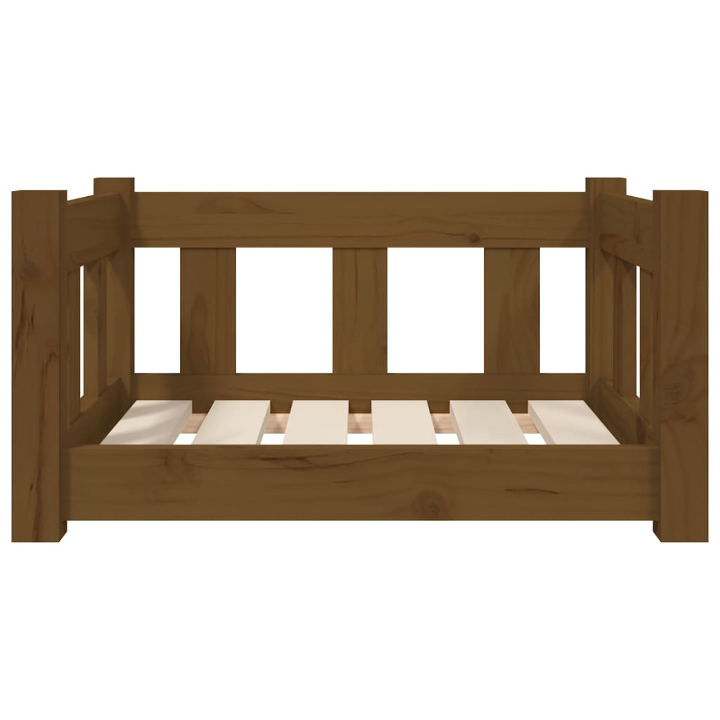 Cuccia per Cani Ambra 55,5x45,5x28 cm in Legno Massello di Pino