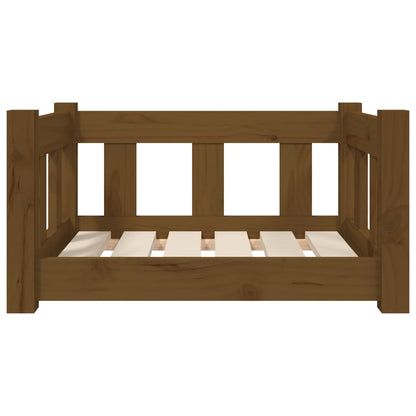 Cuccia per Cani Ambra 55,5x45,5x28 cm in Legno Massello di Pino