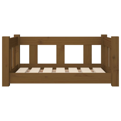 Cuccia per Cani Ambra 65,5x50,5x28 cm in Legno Massello di Pino