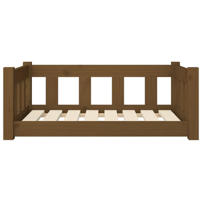 Cuccia per Cani Ambra 75,5x55,5x28 cm in Legno Massello di Pino
