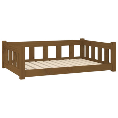 Cuccia per Cani Ambra 95,5x65,5x28 cm in Legno Massello di Pino