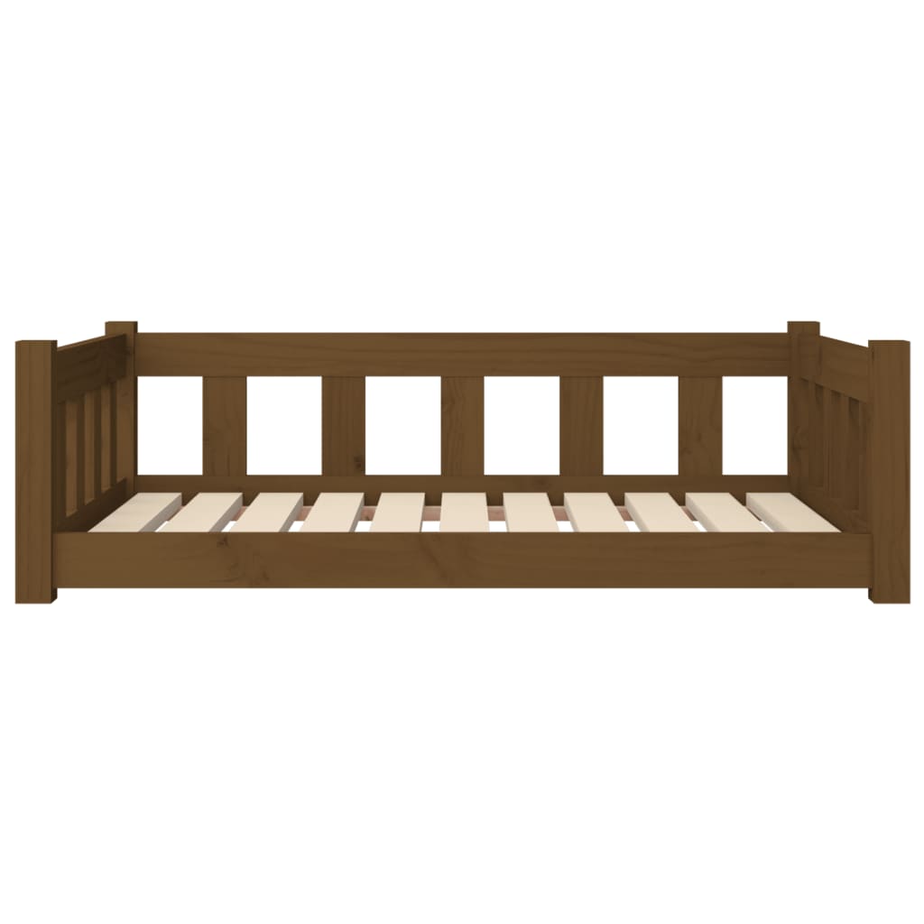 Cuccia per Cani Ambra 95,5x65,5x28 cm in Legno Massello di Pino