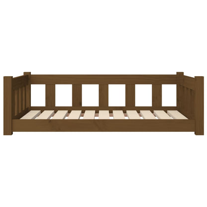 Cuccia per Cani Ambra 95,5x65,5x28 cm in Legno Massello di Pino
