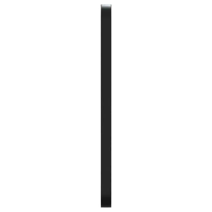 Specchio da Parete Nero 40x60 cm Rettangolare