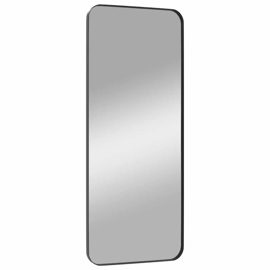 Specchio da Parete Nero 40x100 cm Rettangolare