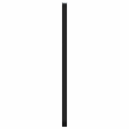 Specchio da Parete Nero 50x80 cm Rettangolare