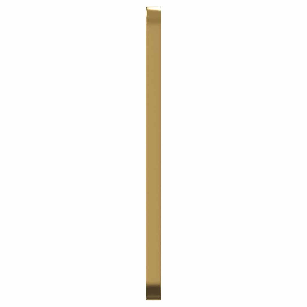 Specchio da Parete Dorato 50x60 cm Rettangolare