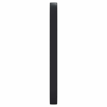 Specchio da Parete Nero 15x40 cm Ovale