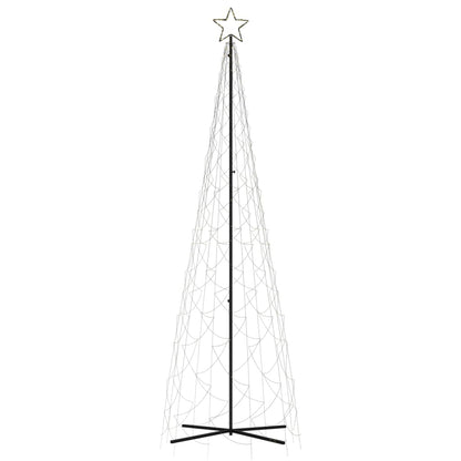 Albero di Natale a Cono Bianco Caldo 500 LED 100x300 cm