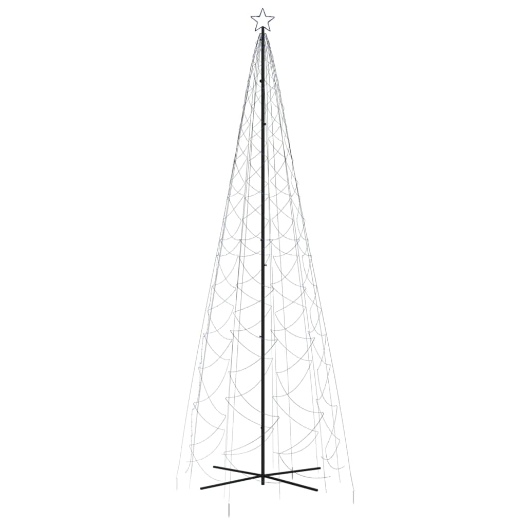 Albero di Natale a Cono Blu 1400 LED 160x500 cm