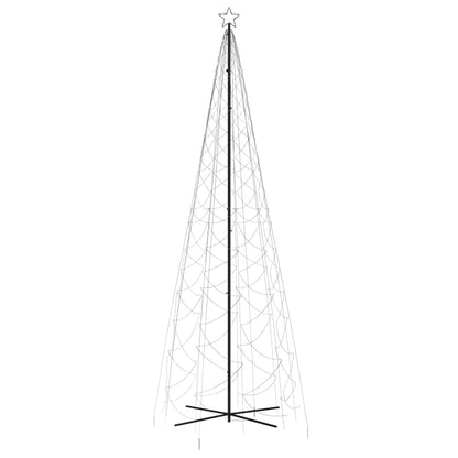 Albero di Natale a Cono Colorato 1400 LED 160x500 cm