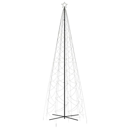 Albero di Natale a Cono Bianco Caldo 1400 LED 160x500 cm