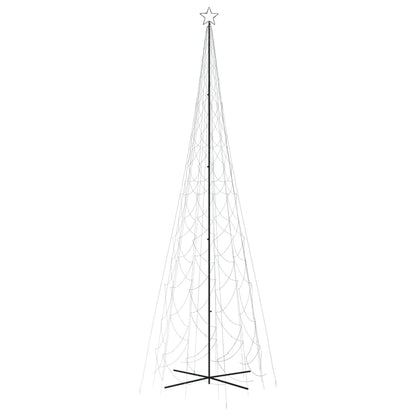 Albero di Natale a Cono Bianco Freddo 3000 LED 230x800 cm