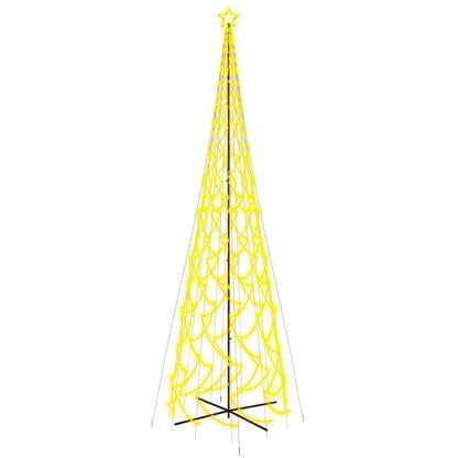 Albero di Natale a Cono Bianco Caldo 3000 LED 230x800 cm