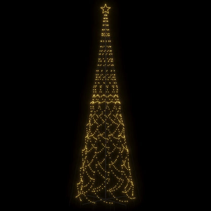 Albero di Natale a Cono Bianco Caldo 3000 LED 230x800 cm