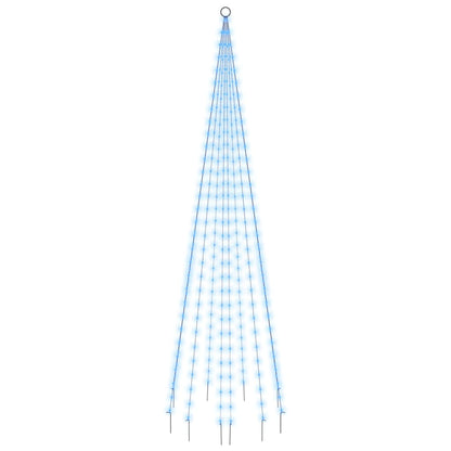Albero di Natale Pennone Blu 310 LED 300 cm
