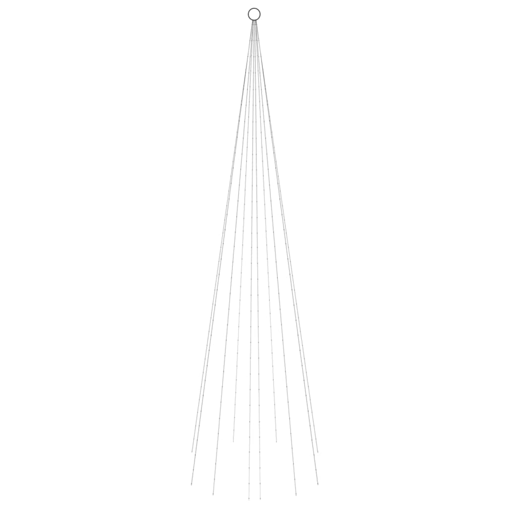 Albero di Natale Pennone Blu 310 LED 300 cm