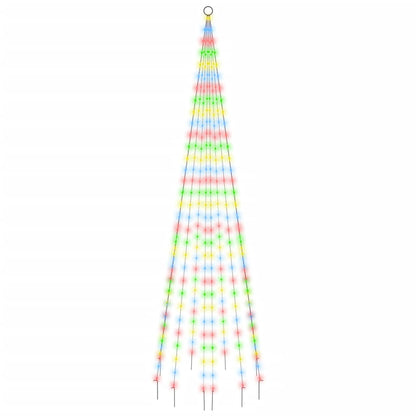 Albero di Natale Pennone Colorato 310 LED 300 cm
