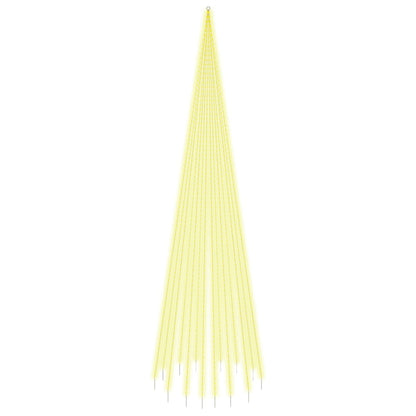 Albero di Natale Pennone Bianco Caldo 1134 LED 800 cm